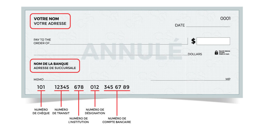 chèque bancaire