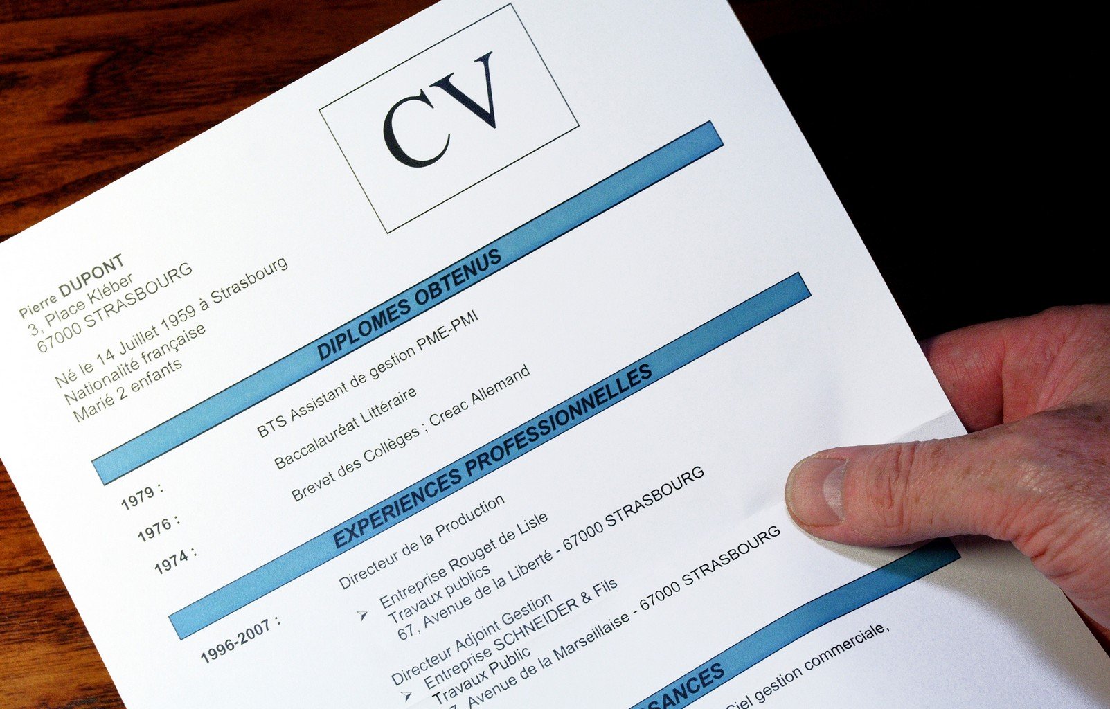 How to write a professional CV?