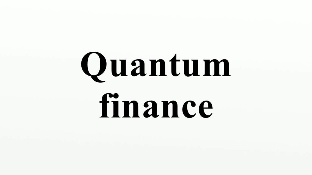 finance quantique