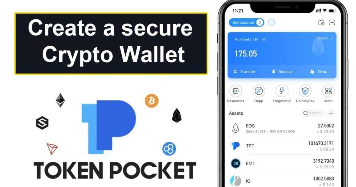 Portefeuille Token Pocket | Finance de Demain