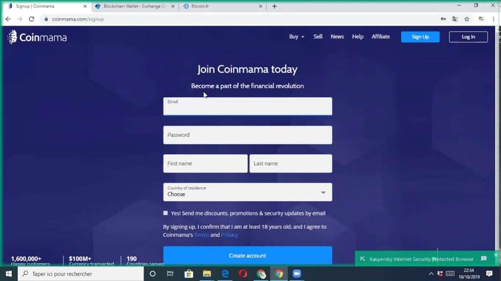 compte Coinmama