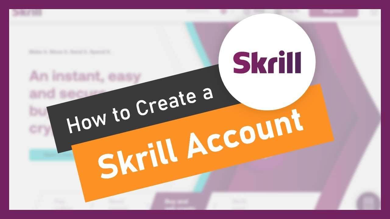 Como criar uma conta Skrill