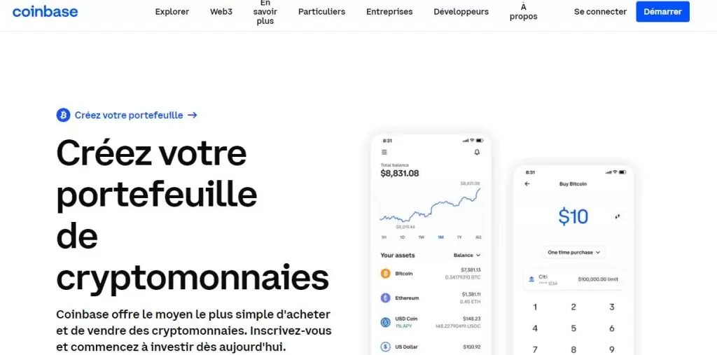 coinbase | Finance de Demain