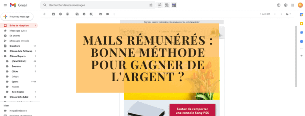 mails rémunérés