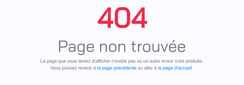 erreurs 404