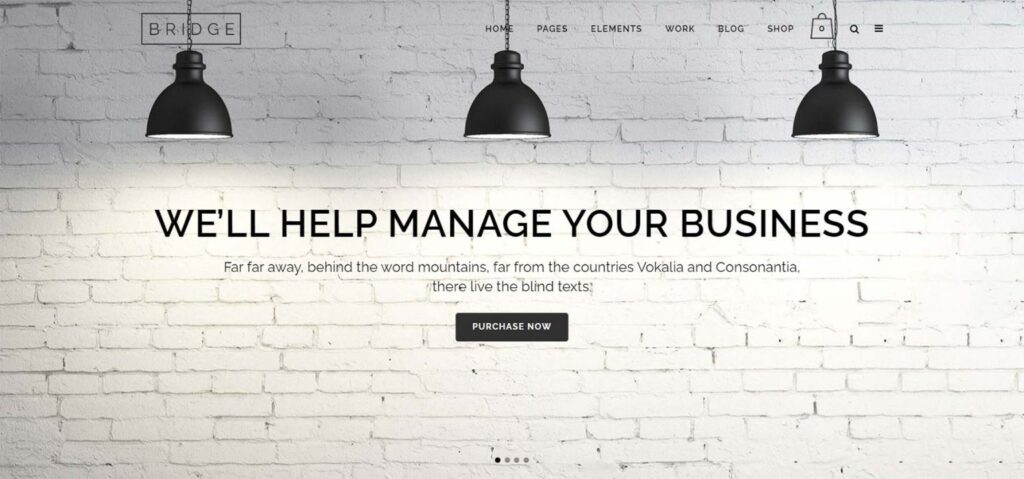 bridge wordpress themes