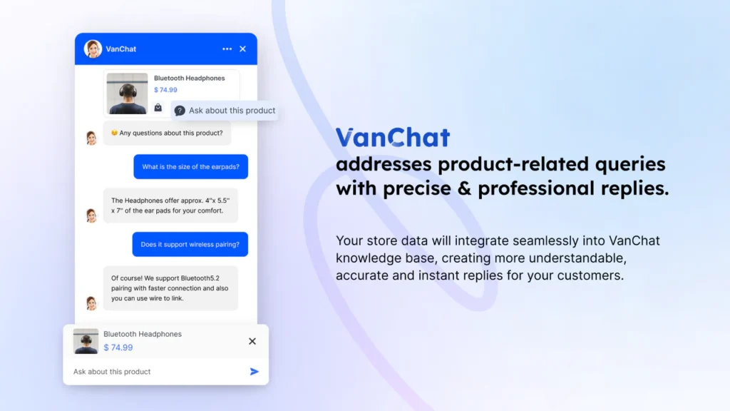 vanchat for shopify