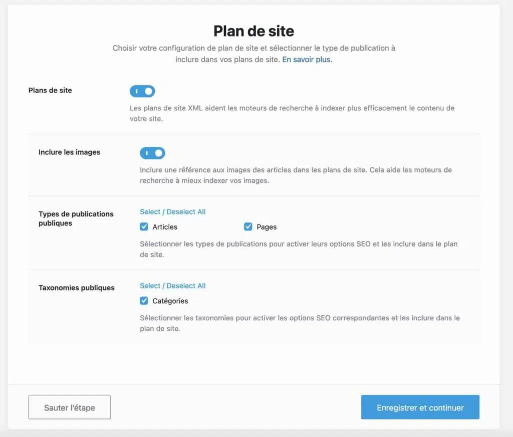 plans de site rank math