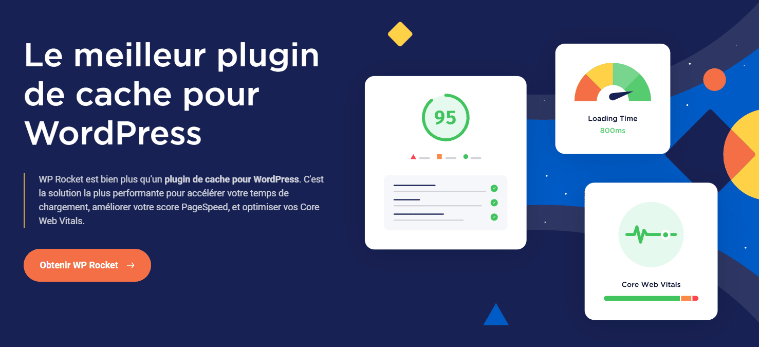 WP Rocket : meilleur plugin de cache objet WordPress